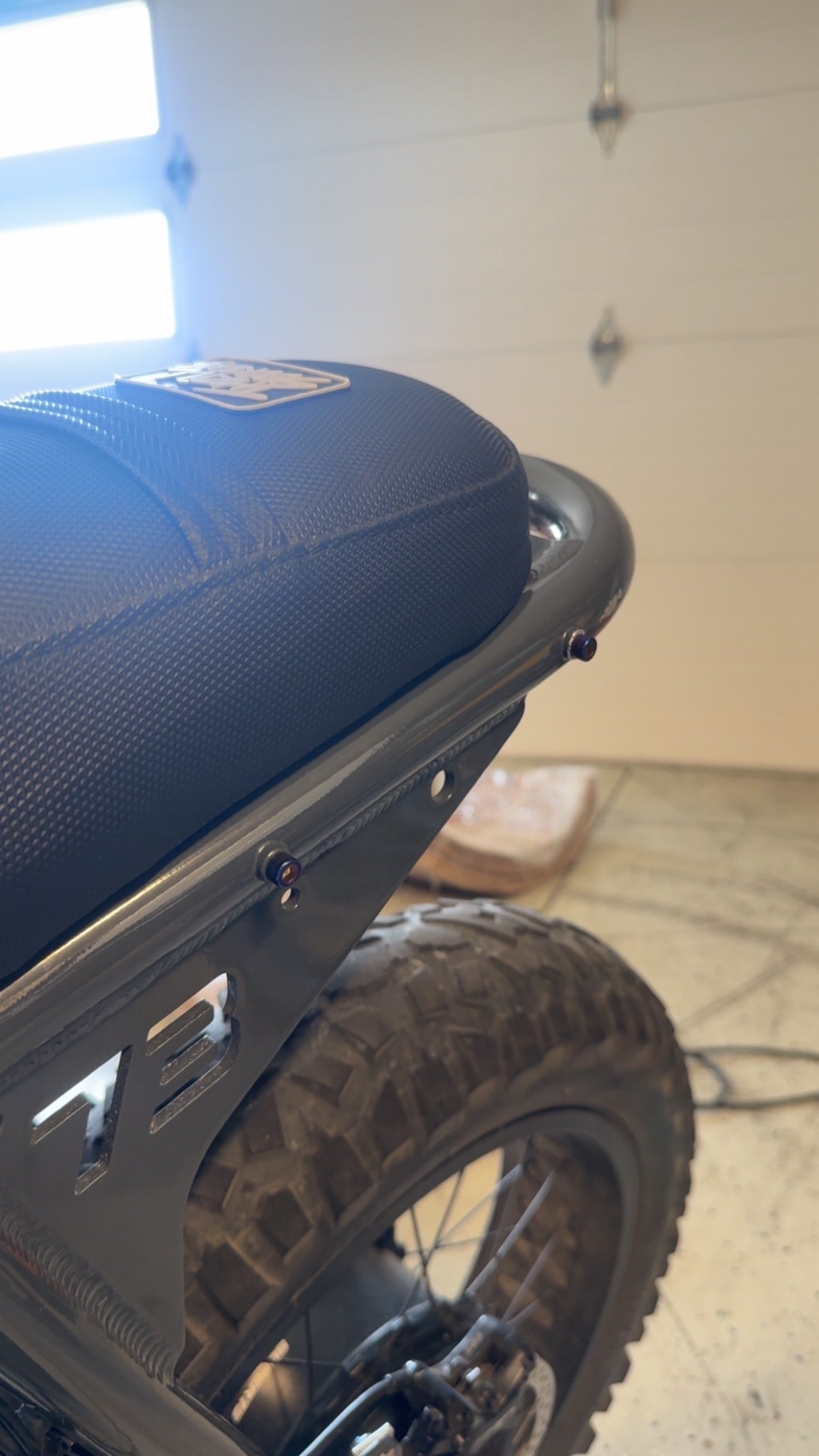 super 73 rear frame titanium (set of 4)