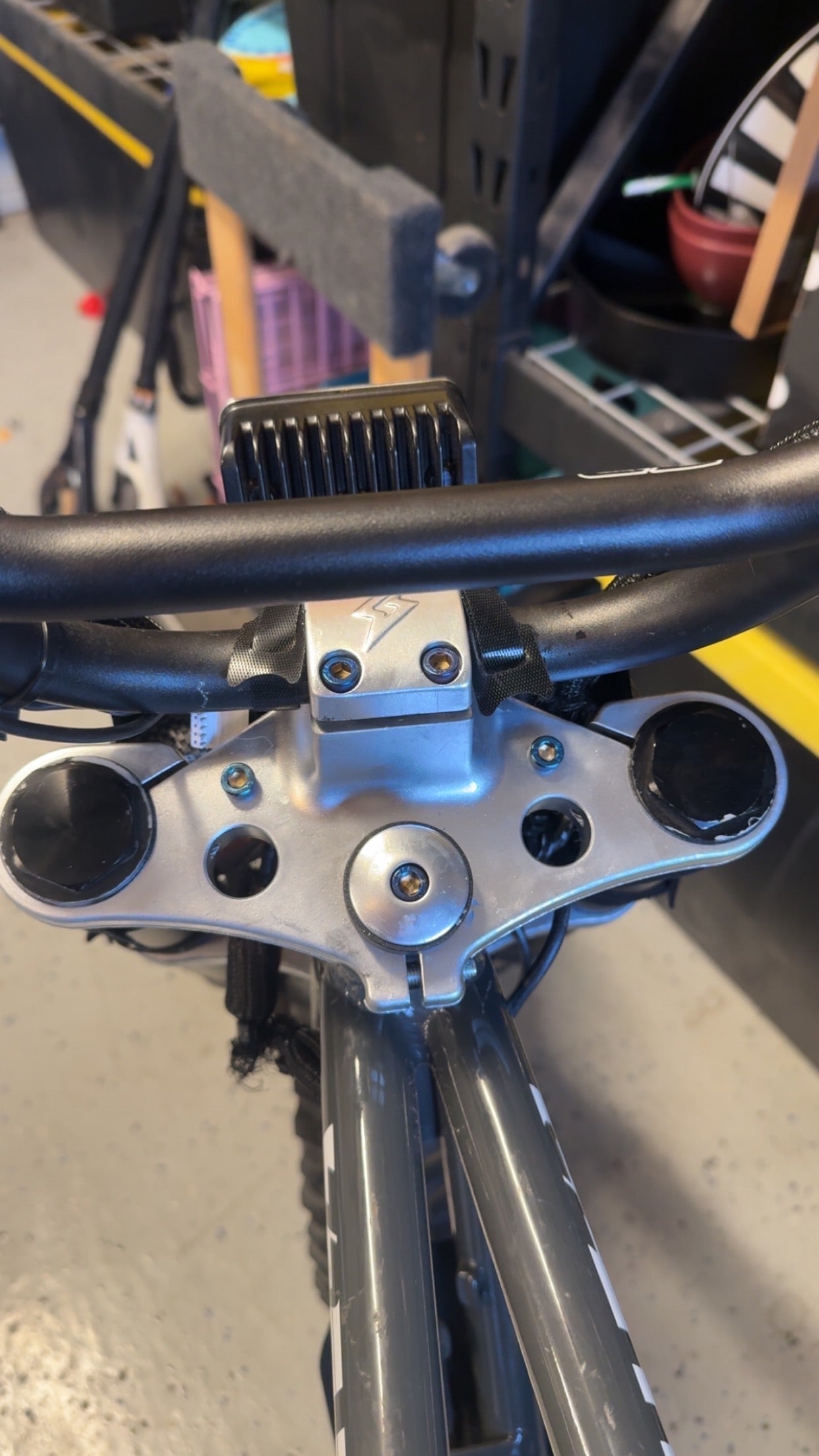 super 73 upper fork titanium (set of 2)