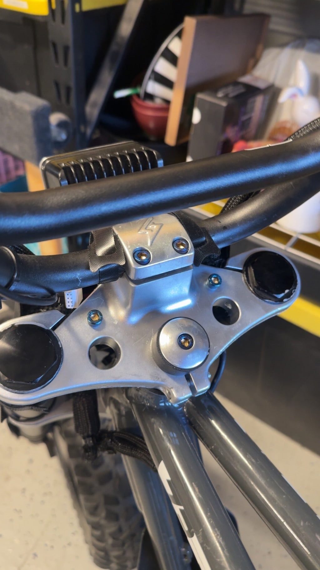 super 73 upper fork titanium (set of 2)