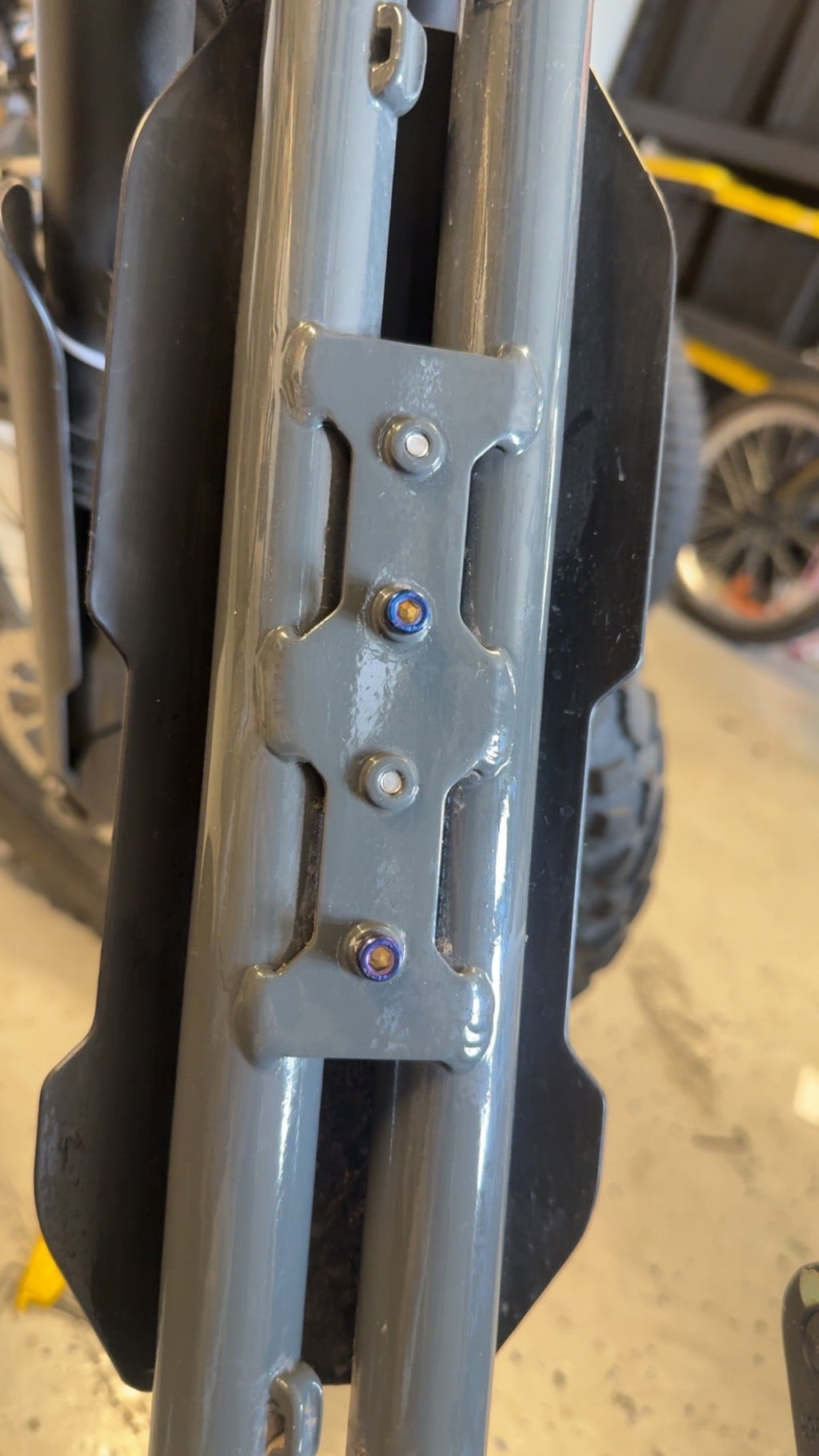 super 73 front mud guard titanium (set of 2)