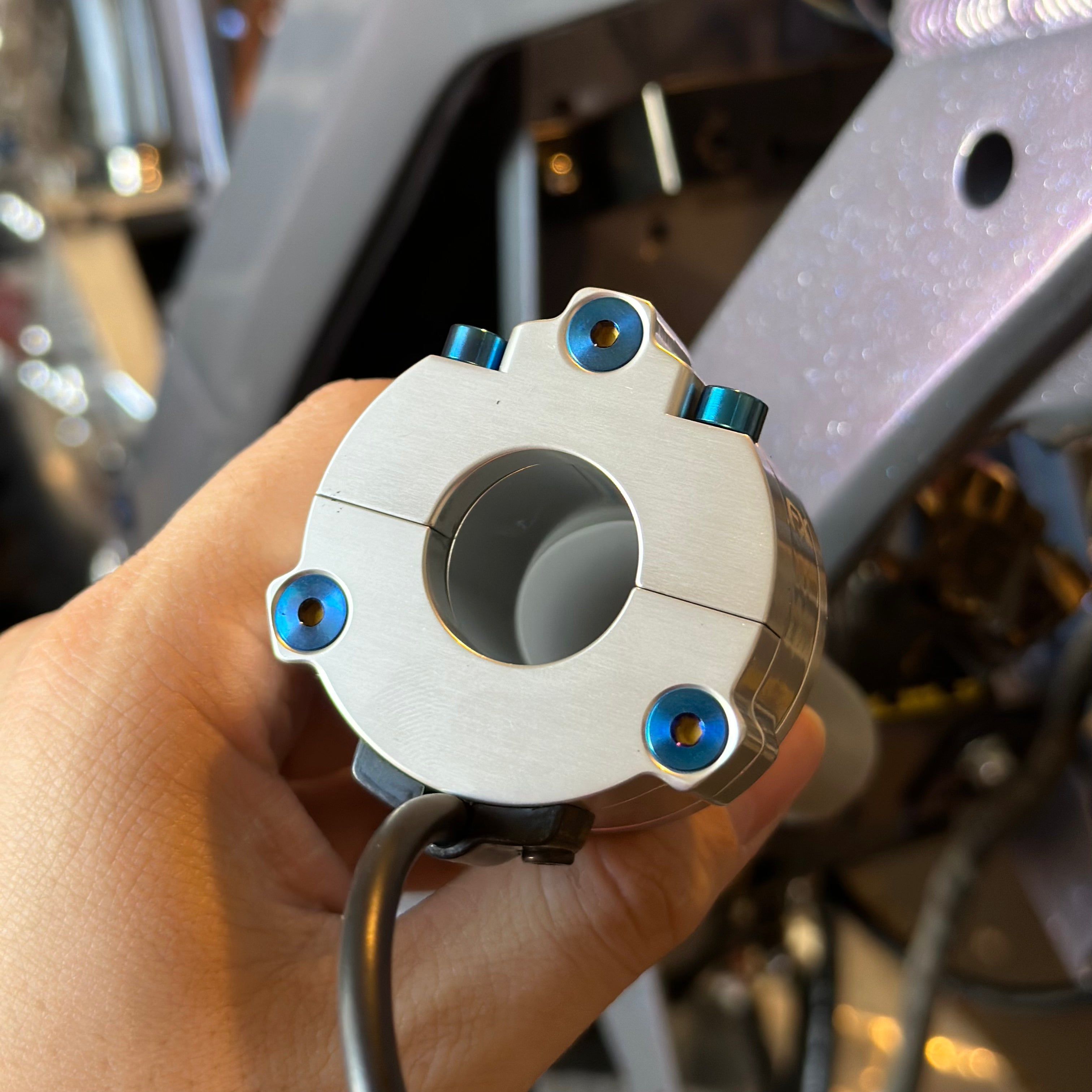 FX Throttle Titanium bolts